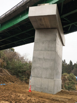 犬山自然公園線(尾張パークウェイ)橋脚耐震補強工事